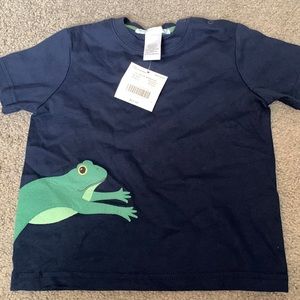 Janie and Jack Boys tee t-shirt 12 to 18 months frog